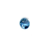 0.13cts Natural Santa Maria Aquamarine Gemstone - 3.5MM - Round Shape - 25614RGT