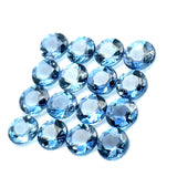 2.76cts 16Pcs Natural Santa Maria Aquamarine Gemstone - 3.5MM - Round Shape - 25615RGT