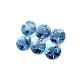 1.27cts 6Pcs Natural Santa Maria Aquamarine Gemstone - 3.8MM - Round Shape - 25618RGT 