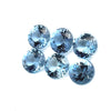 1.46cts 6Pcs Natural Santa Maria Aquamarine Gemstone - 4MM - Round Shape - 25620RGT