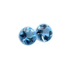 0.57cts 2Pcs Natural Santa Maria Aquamarine Gemstone - 4.3MM - Round Shape - 25622RGT