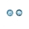 1.48cts 2Pcs Natural Santa Maria Aquamarine Gemstone - 6.2MM - Round Shape - 25626RGT