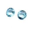 1.48cts 2Pcs Natural Santa Maria Aquamarine Gemstone - 6.2MM - Round Shape - 25626RGT