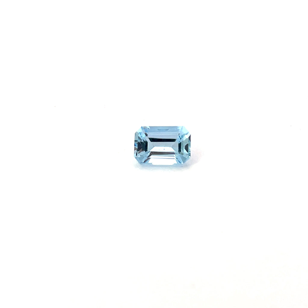0.57cts Natural Blue Aquamarine Gemstone  - Octagon Shape - 25628RGT