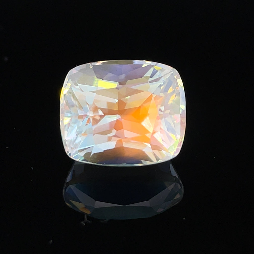 7.73cts Natural Rainbow Moonstone Gemstone - Cushion Shape - 25670RGT