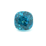8.65cts Natural Gemstone Blue Zircon from Cambodia - Cushion Shape - 25673RGT