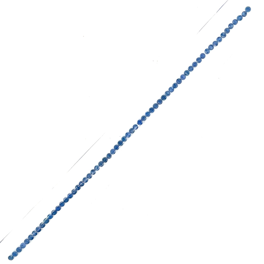 6.93cts Natural Blue Sapphire Bracelet Layout - Round Shape - 25781SY