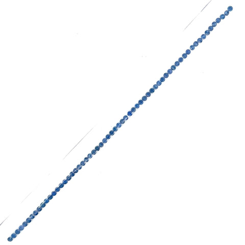 6.93cts Natural Blue Sapphire Bracelet Layout - Round Shape - 25781SY