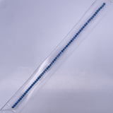 6.93cts Natural Blue Sapphire Bracelet Layout - Round Shape - 25781SY