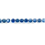 6.93cts Natural Blue Sapphire Bracelet Layout - Round Shape - 25781SY