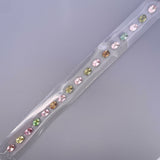 7x5mm Natural Fancy Tourmaline Bracelet Layout - Oval Shape - 25906SY