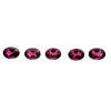 8x6mm Natural Purplish Red Rhodolite Bracelet Layout - Oval Shape - 25907RGT