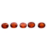 9x7mm Natural Mandarin Spessartite Layout Set - Oval Shape - 25908RGT
