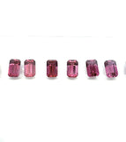5x3mm Natural Purplish Red Rhodolite Layout Set - Octagon Shape - 25910RGT