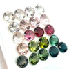 11.43cts 21Pcs Lot Natural Bi-Color Tourmaline Gemstone - 5.5MM - Round Shape - 25991RGT