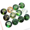 12.50cts 12Pcs Lot Natural Bi-Color Tourmaline Gemstone - 6.5MM - Round Shape - 25993RGT