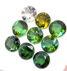 10.05cts 9 Pcs Lot Natural Bi-Color Tourmaline Gemstone - 7MM - Round Shape - 25994RGT