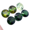 9.64cts 6Pcs Lot Natural Bi-Color Tourmaline Gemstone - 7.5MM - Round Shape - 25995RGT