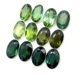 5.38cts 12Pcs Lot Natural Multi-Color Tourmaline Gemstone - 6X4MM - Oval Shape - 25997RGT