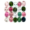 11.36cts 20Pcs Lot Natural Multi-Color Tourmaline Gemstone - 6X5MM - Oval Shape - 25998RGT