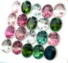 11.36cts 20Pcs Lot Natural Multi-Color Tourmaline Gemstone - 6X5MM - Oval Shape - 25998RGT
