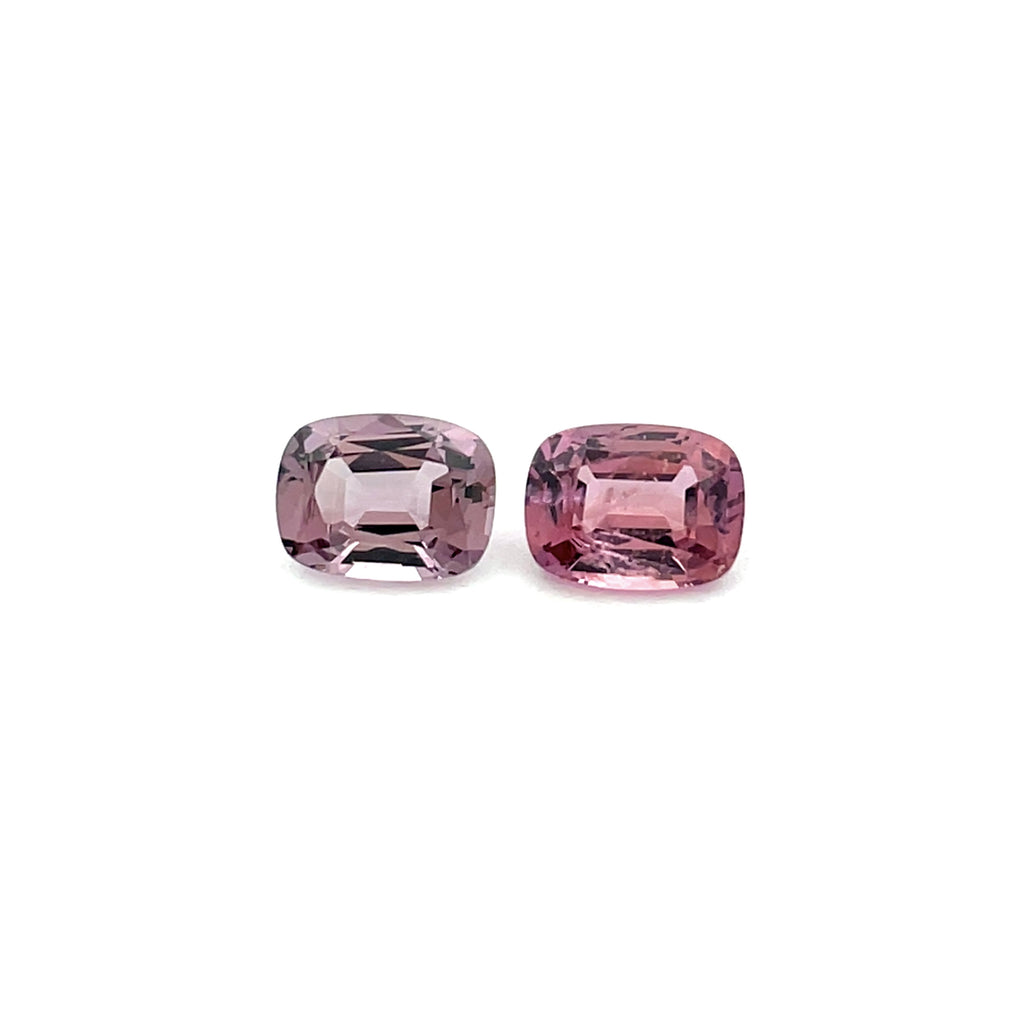 0.95cts Natural Burma Spinel Gemstone Pair - Cushion Shape - 26001RGT