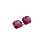 1.22cts Natural Burma Spinel Gemstone Pair - Cushion Shape - 26006RGT