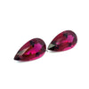 6.70cts Natural Rubellite Tourmaline Gemstone Pair - Pear Shape - 26012RGT