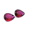 6.76cts Natural Rubellite Tourmaline Gemstone Pair - Pear Shape - 26013RGT
