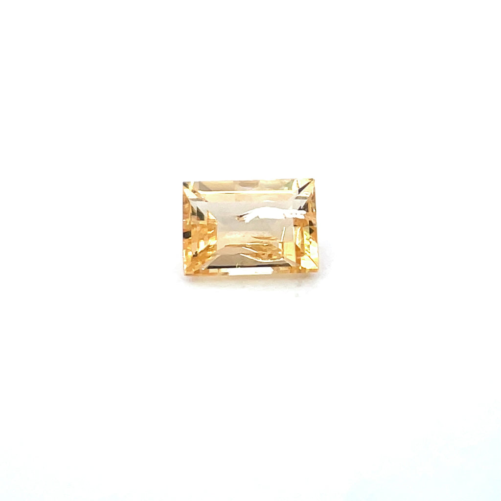 1.31cts Natural Orange Yellow Imperial Topaz Gemstone - Emerald cut - 26107RGT