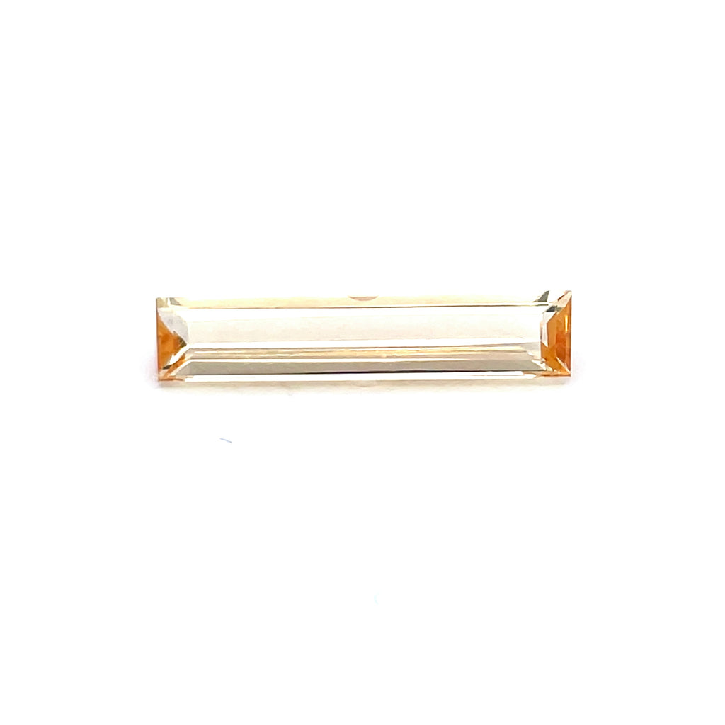 1.42cts Natural Orange Yellow Imperial Topaz Gemstone - Emerald cut - 26109RGT