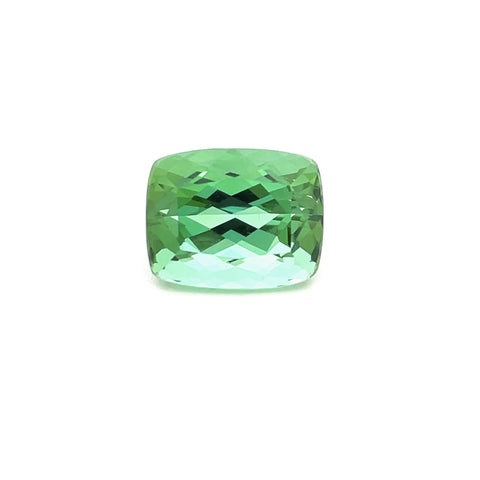 4.23cts Natural Green Tourmaline Gemstone - Cushion Shape - 26133RGT