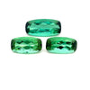 10.55cts Natural Green Tourmaline Gemstone - 3Pcs Set Pair - Cushion Shape - 26134RGT