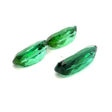 10.55cts Natural Green Tourmaline Gemstone - 3Pcs Set Pair - Cushion Shape - 26134RGT