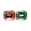 16.36cts Natural Mix Match Pair Tourmaline Gemstone - Cushion Shape - 26178RGT/26186RGT