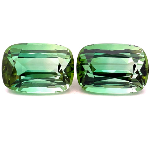21.63cts Natural Green Tourmaline Gemstone - Cushion Shape - 26180RGT