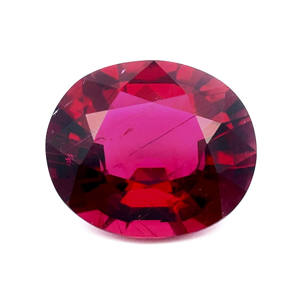 15.90cts Natural Rubellite Tourmaline Gemstone - Oval Shape - 26191RGT