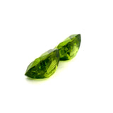 23.02cts Natural Green Peridot Gemstone Pair - Cushion Shape - 26194RGT