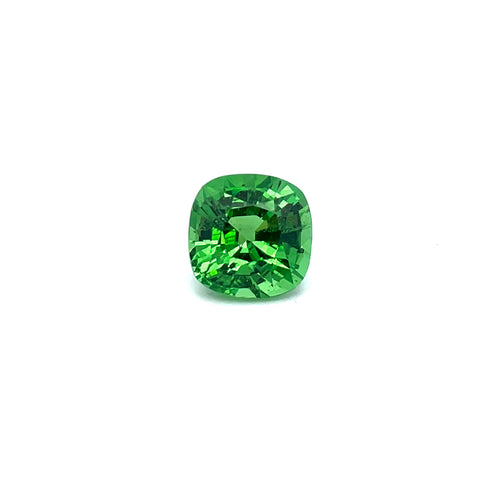 2.02cts Natural Green Tsavorite Garnet Gemstone - Square Cushion Shape - 26199RGT