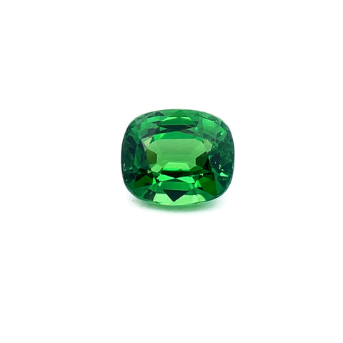 3.10cts Natural Green Tsavorite Garnet Gemstone - Cushion Shape - 26200RGT