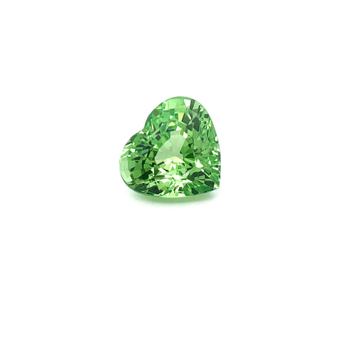 2.56cts Natural Green Tsavorite Garnet Gemstone - Heart Shape - 26201RGT