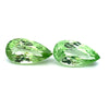 7.07cts Natural Green Tsavorite Garnet Gemstone Pair - Pear Shape - 26204RGT