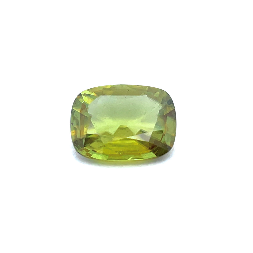 2.42cts Natural Madagascar Green Sphene Gemstone - Cushion Shape - 26210RGT