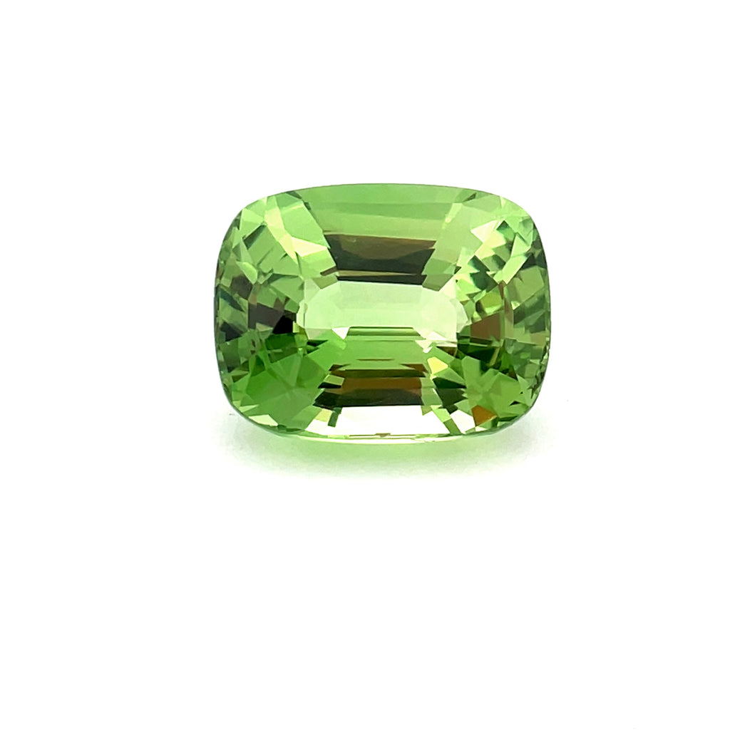 6.93cts Natural Green Tsavorite Garnet Gemstone - Cushion Shape - 26217RGT