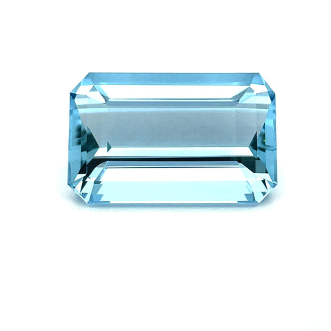 10.87cts Natural Blue Aquamarine Gemstone  - Octagon Shape - 26218RGT