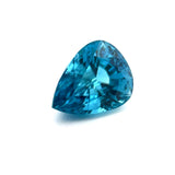 14.61cts Natural Blue Zircon Gemstone - Pear Shape - 26226RGT