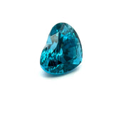 12.75cts Natural Blue Zircon Gemstone - Heart Shape - 26228RGT