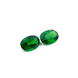 1.62cts Natural Green Tsavorite Garnet Gemstone Pair - Oval Shape - 26233RGT