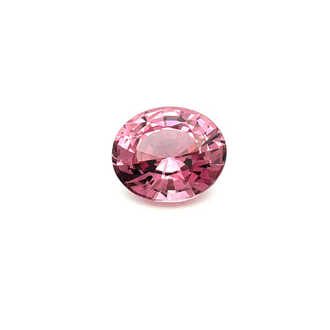 2.53cts Natural Malaya Garnet Gemstone - Oval Shape - 26241RGT
