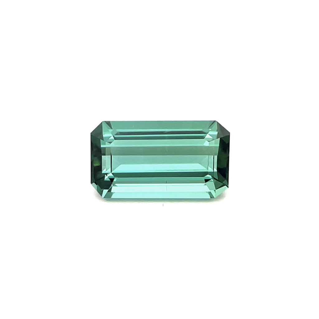 3.14cts Natural Green Tourmaline Gemstone - Octagon Shape - 26248RGT